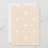 Hallo Handgeschreven minimalist Aankondiging (Achterkant)