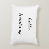 "Hallo, handig" decoratieve piloot Decoratief Kussen (Achterkant (Verticaal))