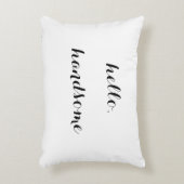 "Hallo, handig" decoratieve piloot Decoratief Kussen (Voorkant(Verticaal))