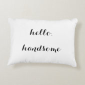 "Hallo, handig" decoratieve piloot Decoratief Kussen (Achterkant)