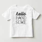 hallo Handsome Bow Stropdas Little Man Boy Kinder  Kinder Shirts (Voorkant)