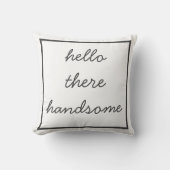 hallo Handsome Nursery Pillow Kussen (Voorkant)
