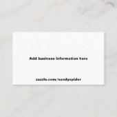 hallo Handsome Profile Face Drawing Typografie Visitekaartje (Achterkant)