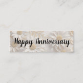 hallo/Happy Jubileum Mini Visitekaartje (Voorkant)