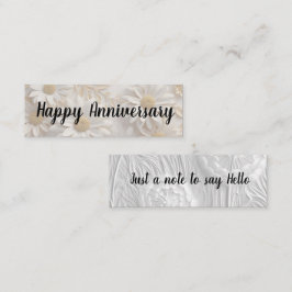 hallo/Happy Jubileum Mini Visitekaartje