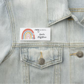 Hallo Hars Finish? Mijn naam is Rainbow Name Badge (In situ)