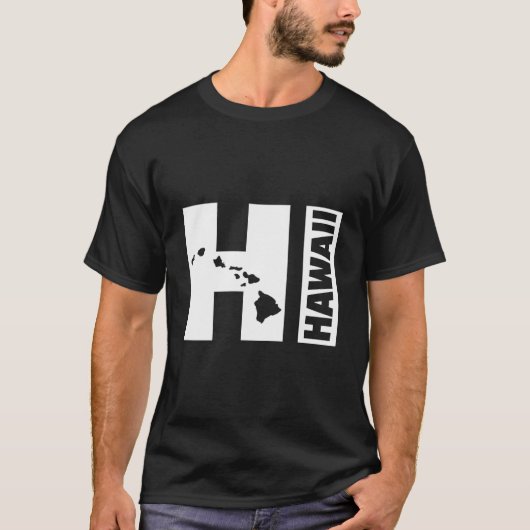 Hallo Hawaï-eilanden T-shirt (Voorkant)