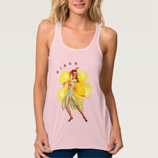 hallo Hawaii Tanktop (Voorkant)