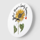 hallo! Heb een mooie zomer - zonnebloem Grote Klok (Hoek)