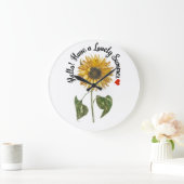 hallo! Heb een mooie zomer - zonnebloem Grote Klok (Huis)