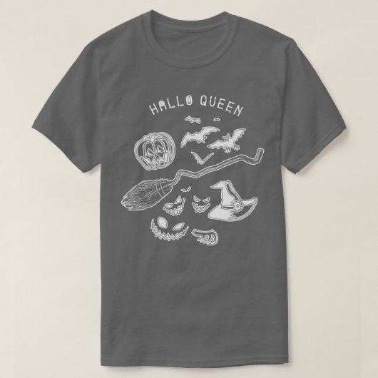 Hallo heks grappige halloween tshirt eng feest gi (Design voorkant)
