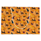 hallo heks - naadloos halloween patroon. groot cadeauzakje (Achterkant)