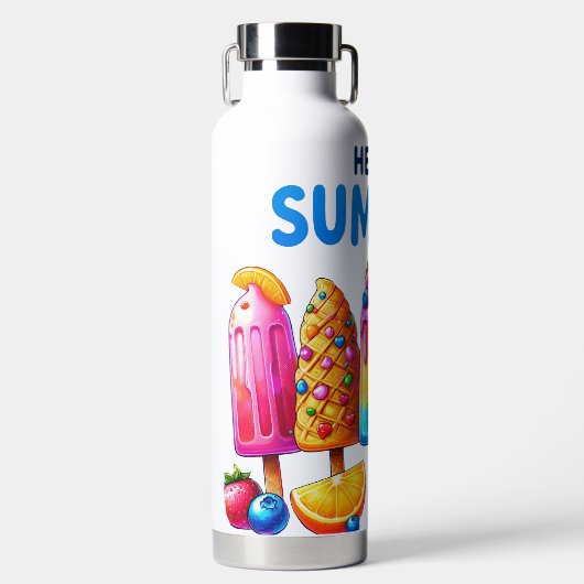 HALLO HELDER GEKLEURD WATERFLES (Voorkant)