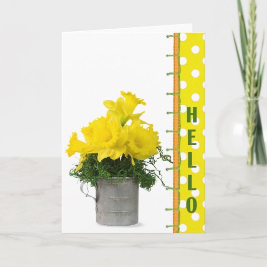 Hallo helder kaart (Voorkant)