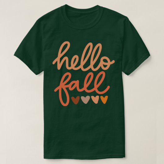 hallo Herfst2 T-shirt (Design voorkant)