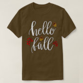 hallo herfst8 t-shirt (Design voorkant)