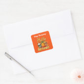hallo herfst aanpassen vierkante sticker (Envelop)