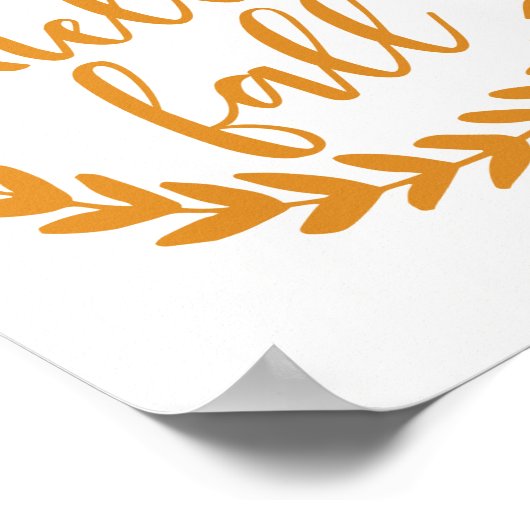 hallo Herfst | Art Print (Hoek)