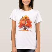 Hallo Herfst, Autumn Herfst Sfeer T-shirt (Voorkant)