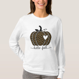 Hallo Herfst Autumn laat gezellige seizoensgebonde T-shirt