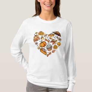 Hallo Herfst Autumn laat gezellige seizoensgebonde T-shirt