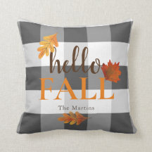 Hallo Herfst Autumn Leaves Black