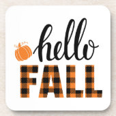 hallo Herfst Bier Onderzetter (Voorkant)