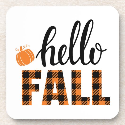 hallo Herfst Bier Onderzetter (Voorkant)