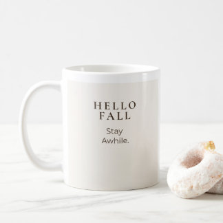 Hallo Herfst Blijf Even | Gezellige Herfst Cadeau Koffiemok