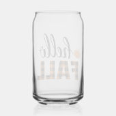 hallo Herfst Blikvorm Glas (Achterkant)