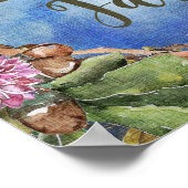 hallo Herfst | Bloemen en Bergen Wreath Poster (Hoek)