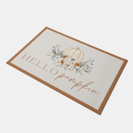 HALLO Herfst BOHEME Boho Terracotta Deurmat (Schuin)