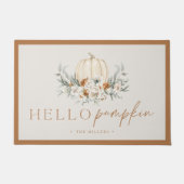 HALLO Herfst BOHEME Boho Terracotta Deurmat (Voorkant)