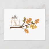 hallo Herfst Briefkaart (Voorkant)