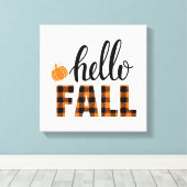 hallo Herfst Canvas Afdruk (Insitu (Houten vloer))