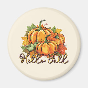 Hallo Herfst – Cosy Pumpkin Patch Magneet