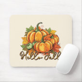 Hallo Herfst – Cosy Pumpkin Patch Muismat (Met muis)