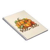 Hallo Herfst – Cosy Pumpkin Patch Notitieboek (Rechterzijde)