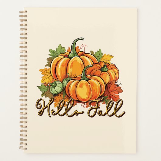 Hallo Herfst – Cosy Pumpkin Patch Planner (Voorkant)