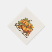 Hallo Herfst – Cosy Pumpkin Patch Servet (Hoek)