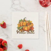 Hallo Herfst – Cosy Pumpkin Patch Servet (Insitu)