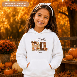 Hallo Herfst Cottagecore Patchwork Stijl Kinderen