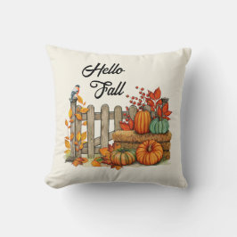 Hallo Herfst Cute Farmhouse Herfst Accent Kussen