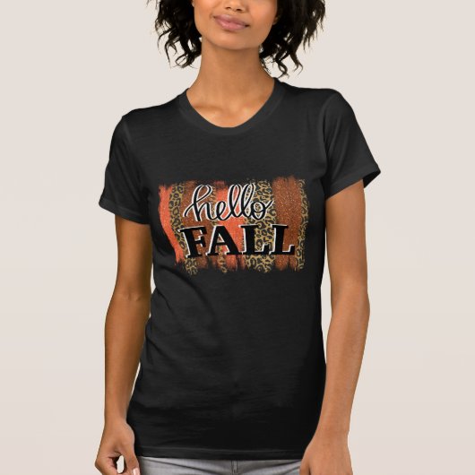 Hallo herfst dames T-shirt (Voorkant)
