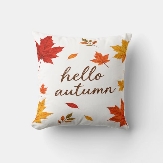 Hallo Herfst Decorative Kussen (Voorkant)