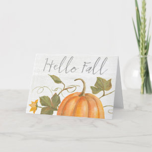 Hallo Herfst Feestdagen Kaart