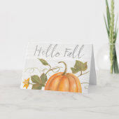 Hallo Herfst Feestdagen Kaart (Voorkant)