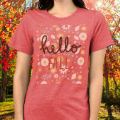 Hallo Herfst Flower Tshirt