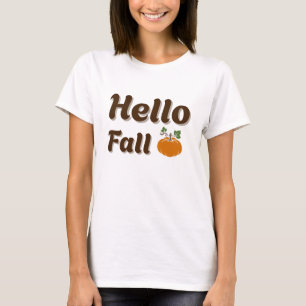 Hallo Herfst - Gezellig pompoenseizoen Herfstontwe T-shirt