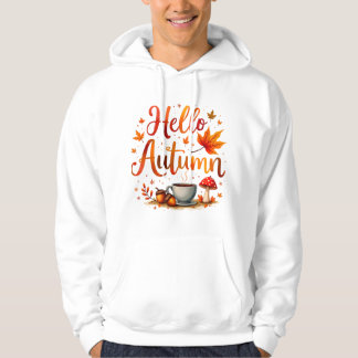 Hallo Herfst, gezellige nostalgie Hoodie